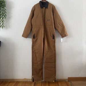 NEW Dickies Duck Insulated Coverall Workwear Uniforms TV239‎ Sz LT Jumpsuit